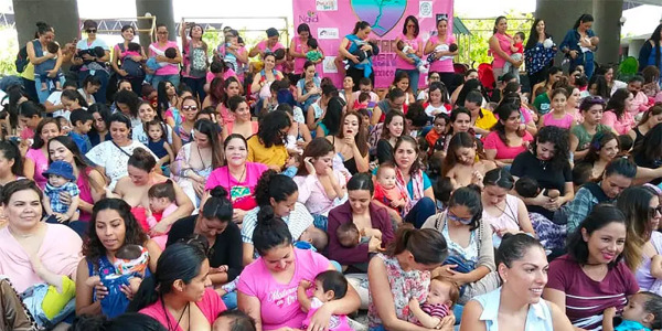 group of new mothers